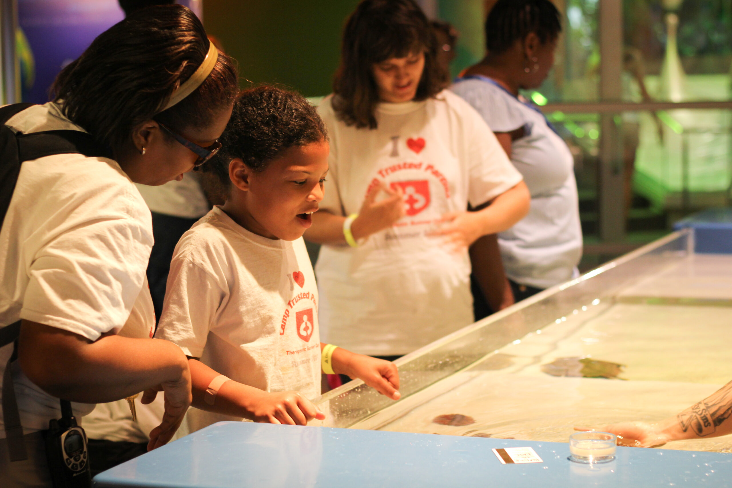 Students at Discovery Place